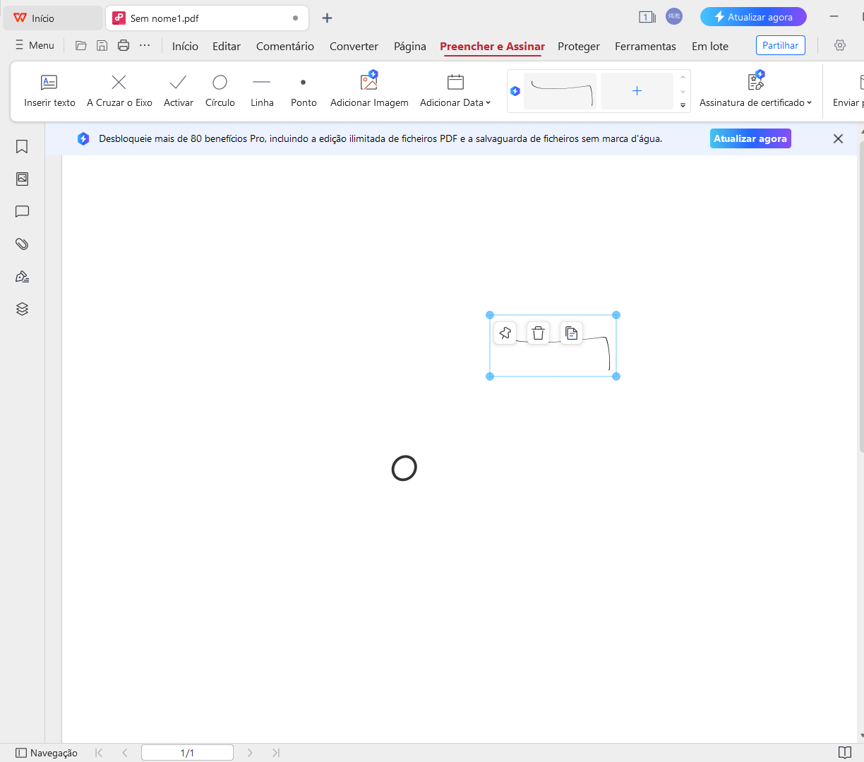 Colocar Assinatura no Contrato em PDF