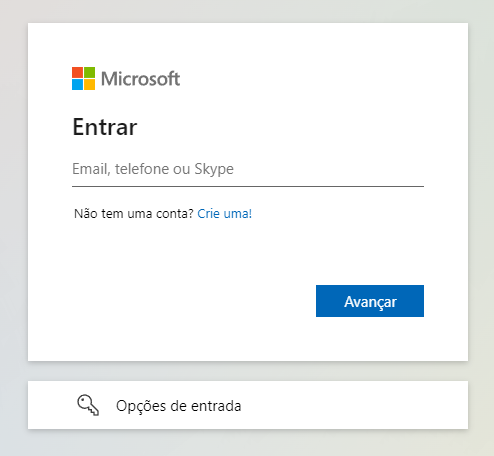 logando no Microsoft 365