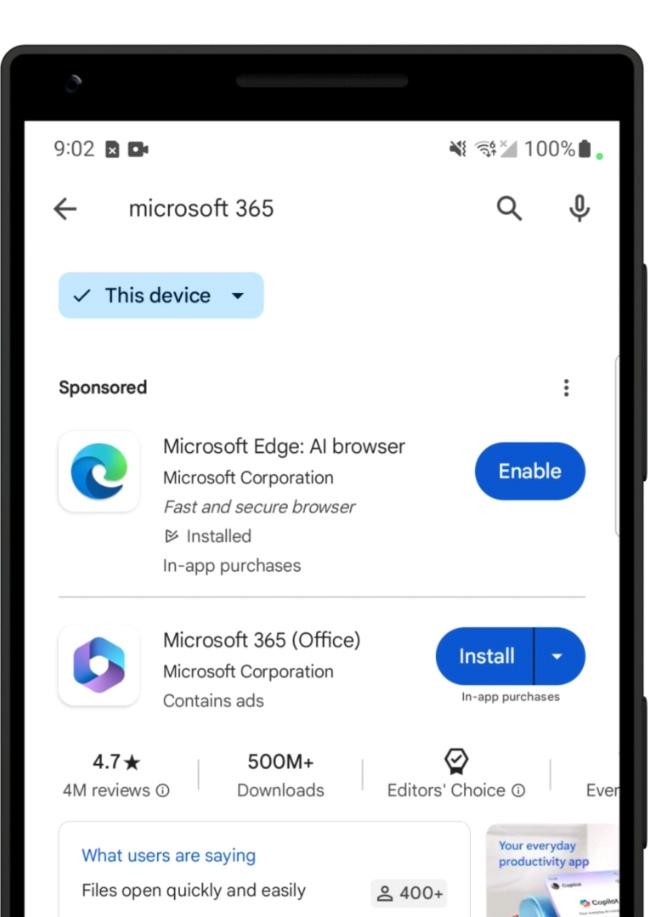 instalando o Microsoft 365 Office