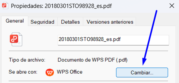 Pulsa el botón ‘Cambiar’.