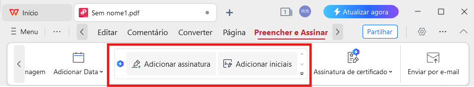 Adicionar Assinatura no PDF do WPS