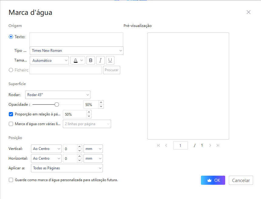 Crie sua Marca D'água no PDF