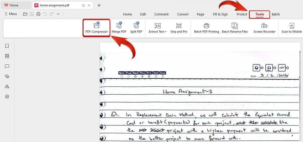 WPS PDF Compressor