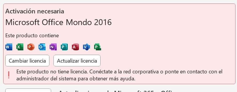 Confirmar el estado de la licencia de Office
