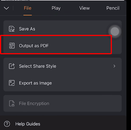 Export to PDF