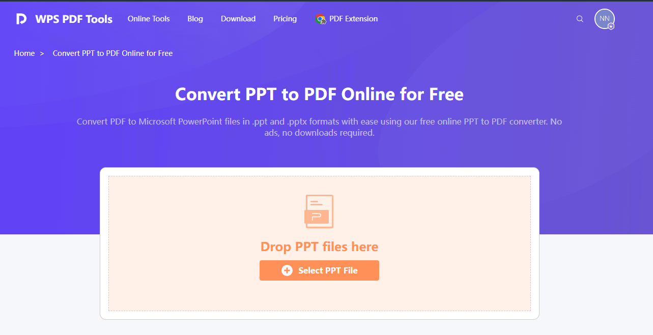 Access WPS PDF Tools