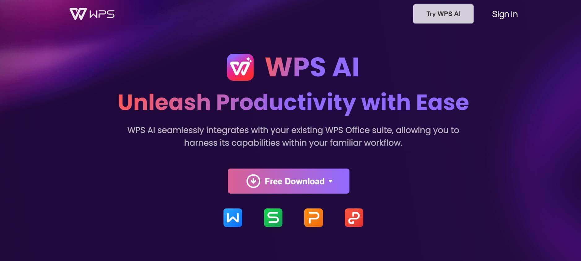“Sitio web de WPS AI”