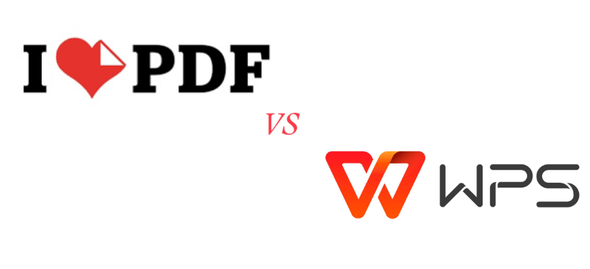 Logo iLovePDF vs WPS Office.