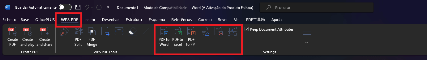 Ferramenta WPS PDF