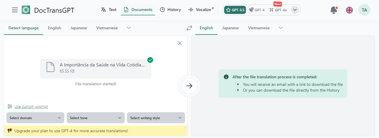 Terjemahan DocTransGPT