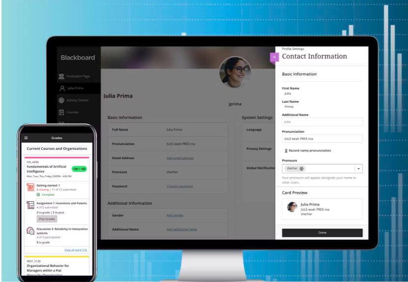 “Blackboard Learn”