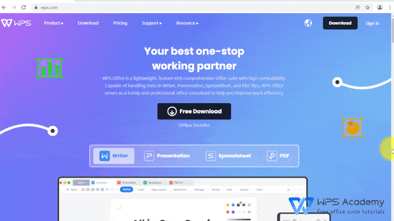Descargue WPS Office en los Dispositivos Portátiles de Forma Gratuita