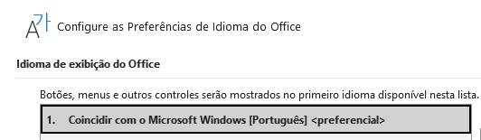 Coincidir com o Microsoft Windows [Idioma]