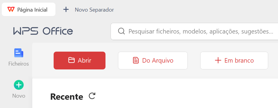 abrindo arquivo PDF no WPS