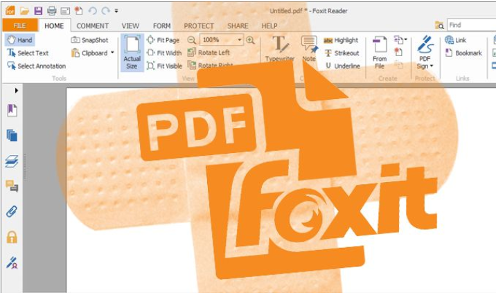 tela do Foxit PDF Reader
