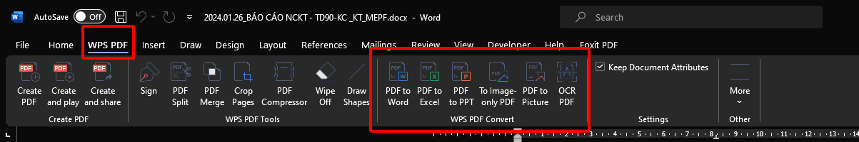 Ferramenta WPS PDF