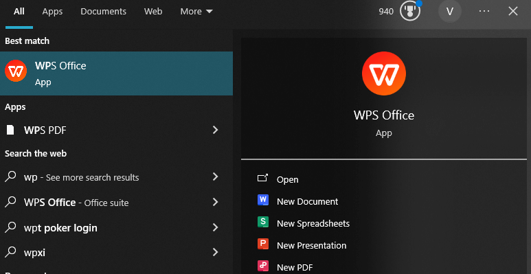 o software WPS Office