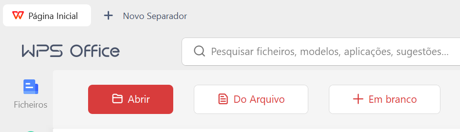 como abrir um PDF no WPS Office