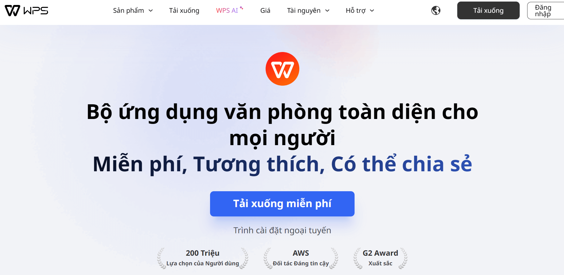 Tải về Văn phòng WPS