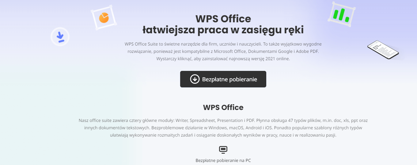 Znajdź stronę do pobrania