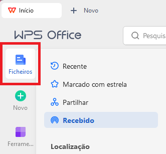 Clique em Arquivo