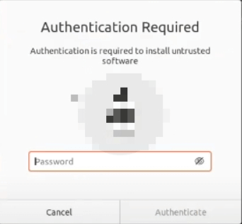 Authentification Linux requise