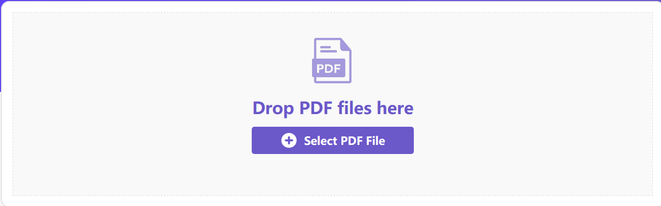 caixa de seleção de PDF no WPS online