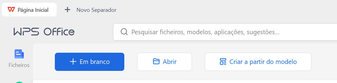 abrindo modelo de contrato no WPS Office