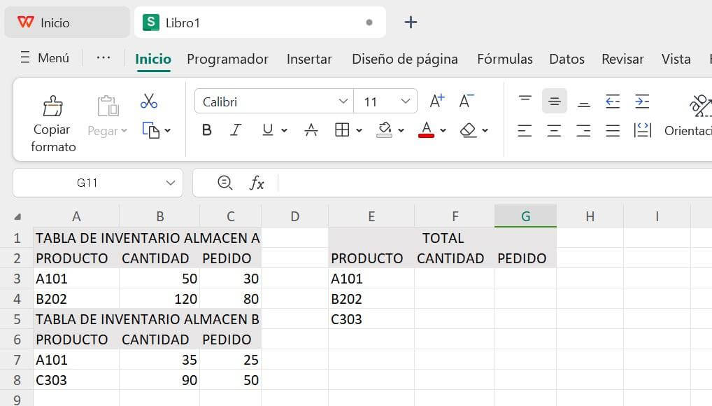 Gestión de inventarios