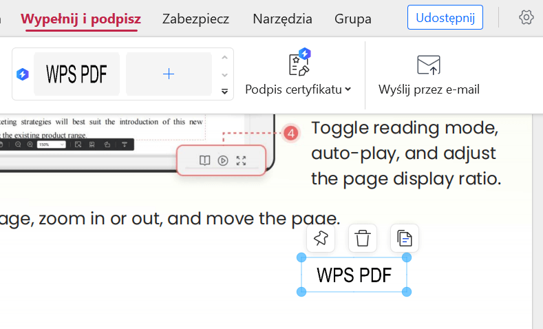Przenieś pole w żądane miejsce