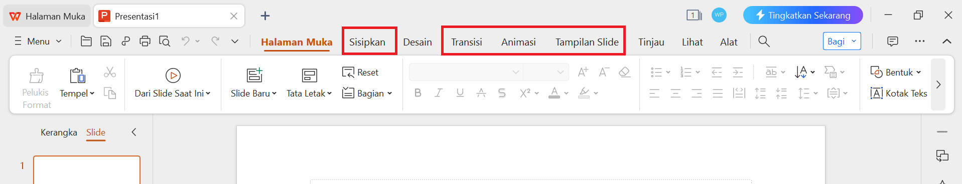 WPS Presentation tools