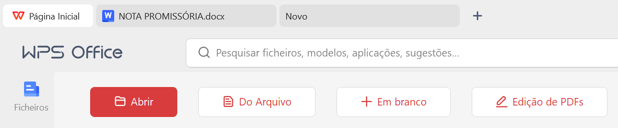 como abrir PDF no WPS Office