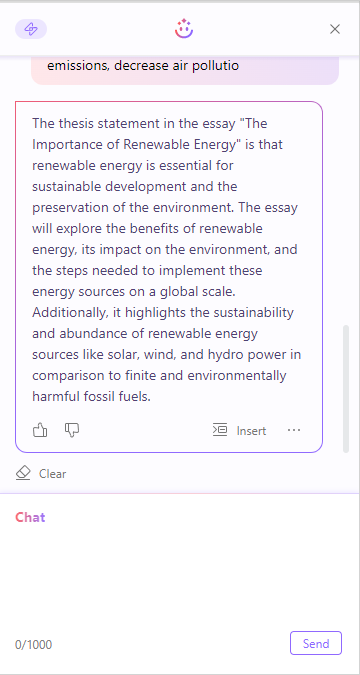 используйте помощь WPS AI для извлечения тезисного заявления