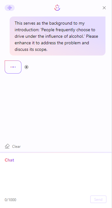 Запрос WPS AI для предоставления фоновой информации