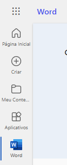 selecionando o Word Online
