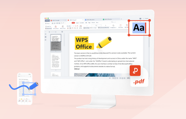 ilustração de PDF do WPS