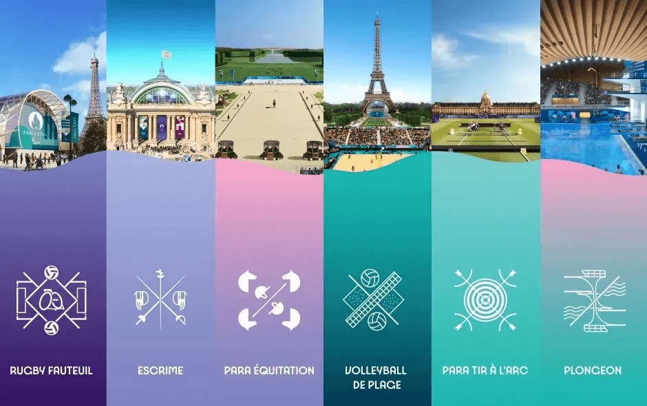 2024 Paris Olympic Games icon design
