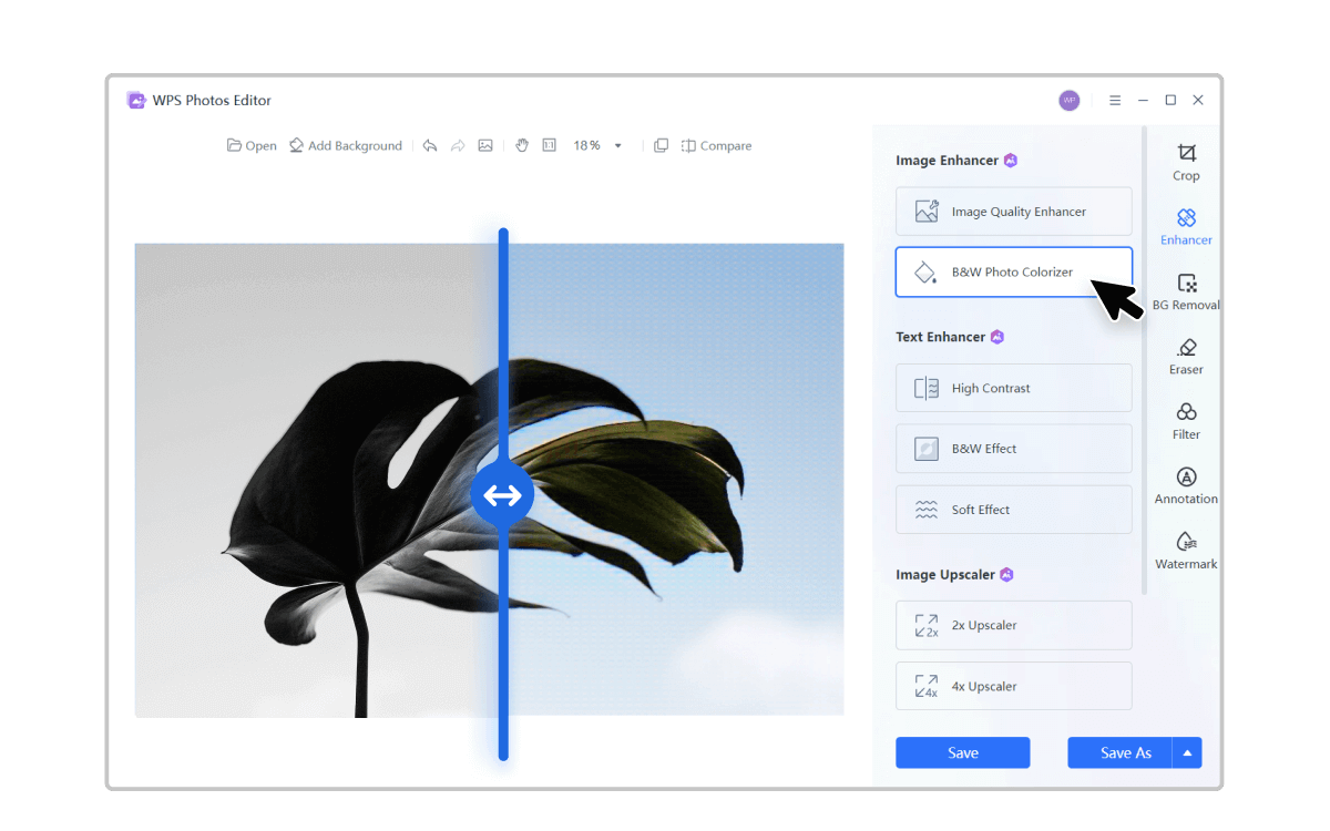 ¿Cómo Iniciar WPS Photos Editor?