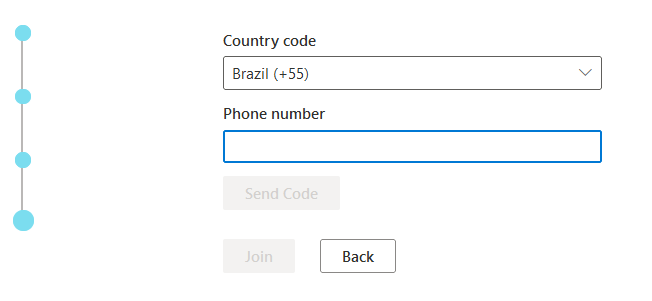 finalização do cadastro como desenvolvedor Microsoft