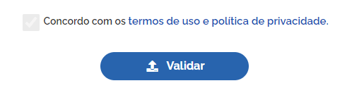 concordando com os termos de uso e política de privacidade