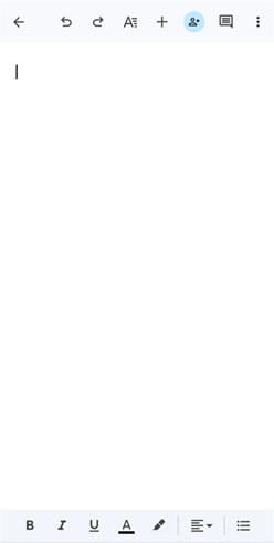 usando o Google Docs