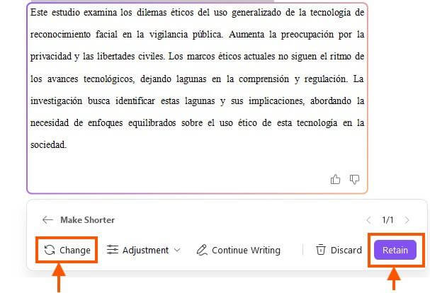 Resultados de WPS AI