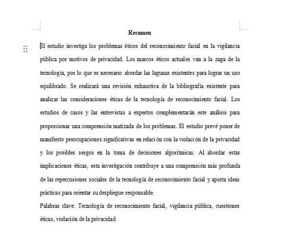 Palabras clave para su trabajo de investigación.