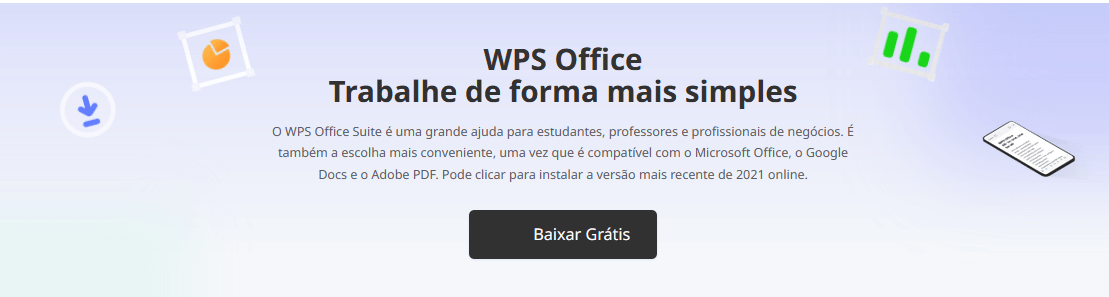página de download do WPS Office