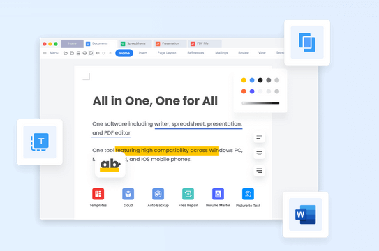ilustração do WPS Office