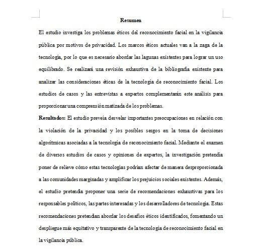 Borrador de la Declaración de Resultados