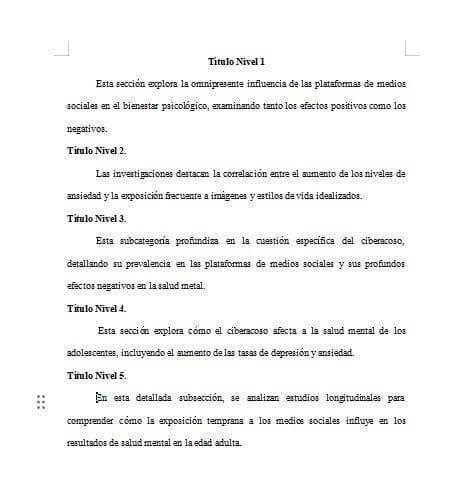 Formato de Encabezados APA