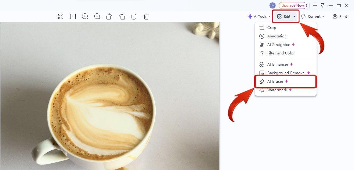 Edite imagens com o WPS Fotos