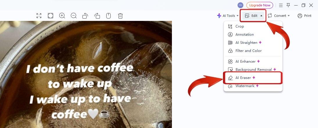 Editar com o WPS Fotos