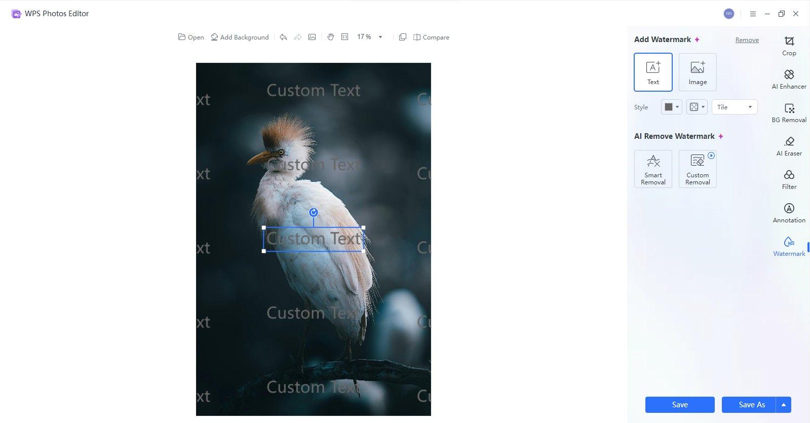 WPS Photos Marca d'água